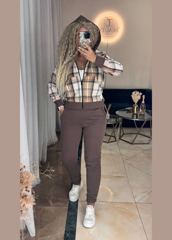 Костюм шерсть+тринитка,штаны и кофта No Brand (345643518)