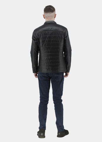 Черная демисезонная мужская куртка (, ), 35096 City Class