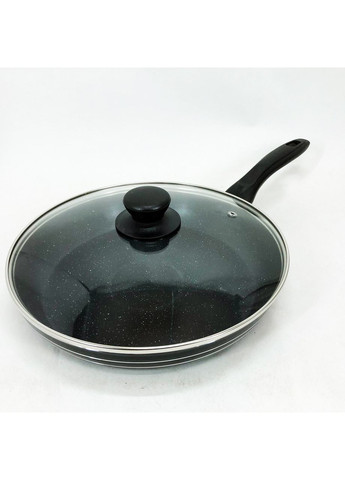 Сковорода с крышкой UN-5165 26 см и с внешним и внутренним антипригарным покрытием Unique (365813058)