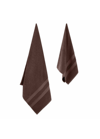 Набір махрових рушників Splendid ART2359BR 2 шт коричневий Ardesto комбінований