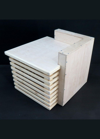 Будиночок для кішки з дерева Шварц бланже (ДДК-002001) No Brand (328453093)