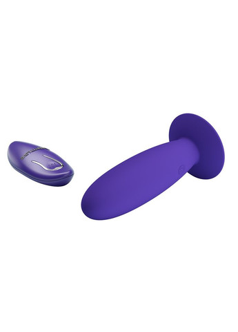 Анальна пробка з вібрацією і пультом перезаряджаєма Pretty Love "Youth" LyBaile (301417021)