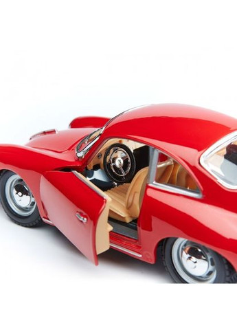 Автомодель PORSCHE 356B (1961) (ассорти слоновая кость, красный, 1:24) Bburago (315153374)