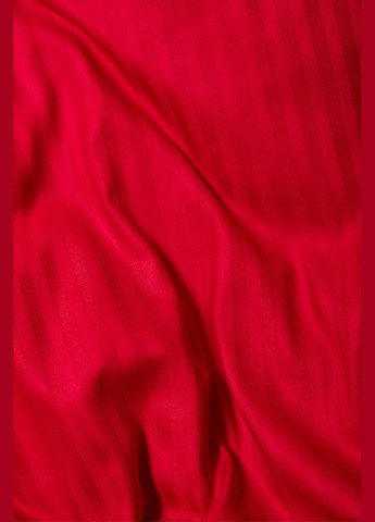 Комплект постільної білизни Satin Stripe King Size 220x240 наволочки 4х50х70 (MS-820003573) Moon&Star stripe red (288044069)