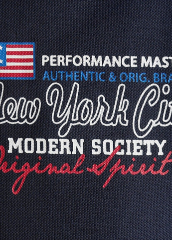 Темно-синяя футболка-поло для мужчин Man's World