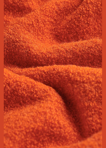 Оранжевое платье вязаное H&M однотонное