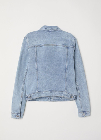 Блакитна демісезонна джинсова куртка H&M