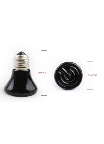 Инфракрасная керамическая лампа Ceramic Heat для рептилий, 25W Repti-Zoo (327432982)