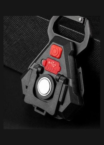 Міні ліхтарик брелок PL-413 COB Multifunctional кишеньковий світильник з карабіном з магнітом IP44 Police (304253310)