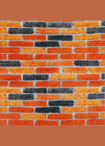 Самоклеющаяся 3D панель под бежево-коричневый кирпич екатеринослав 3080х700х3мм SW-00002571- Sticker Wall (315791285)