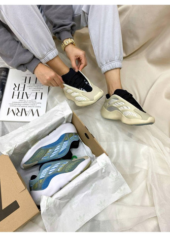 КРОСІВКИ ЖІНОЧІ ADIDAS YEEZY BOOST 700 V3 AZAEL 2 АДІДАС ІЗІ БУСТ No Brand білі демісезони (368869640)