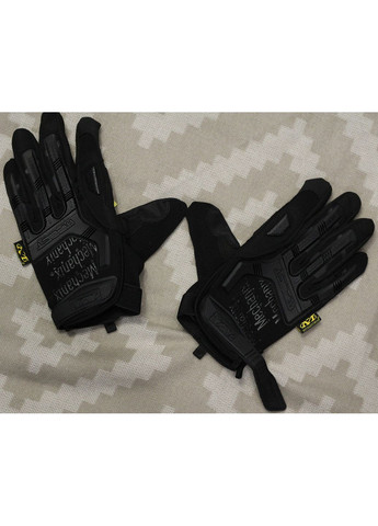 Тактические перчатки полнопалые M-Pact армейские перчатки механикс велоперчатки Black Mechanix (366324581)