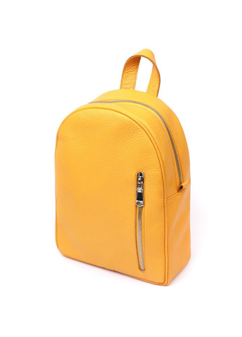 Яркий женский рюкзак из натуральной кожи 16321 Желтый Shvigel (292849831)