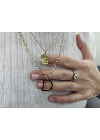 Жіноча підвіска з літерою D із медичної сталі PSw-034 No Brand (299340251)