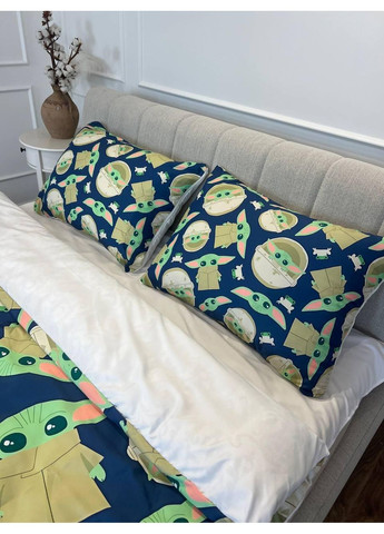 Полуторный комплект постельного белья из микросатина Йода (Yoda) Україна ТД (369657031)