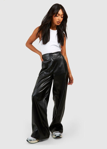 Брюки из искусственной кожи Boohoo (333828653)