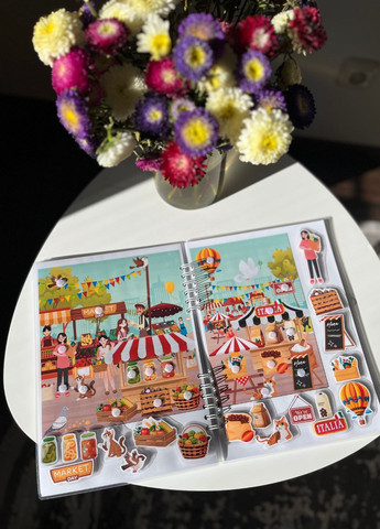 ЛИПУЧИЙ ВІМЕЛЬБУХ.У МІСТІ Україна Книга на липучках (363553842)