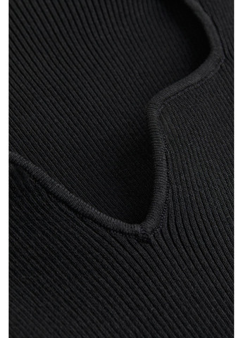 Чорний демісезонний джемпер у рубчик H&M