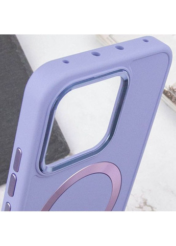 Чехол TPU Bonbon Metal Style с MagSafe для Xiaomi Redmi Note 13 4G Сиреневый Epik (372845683)
