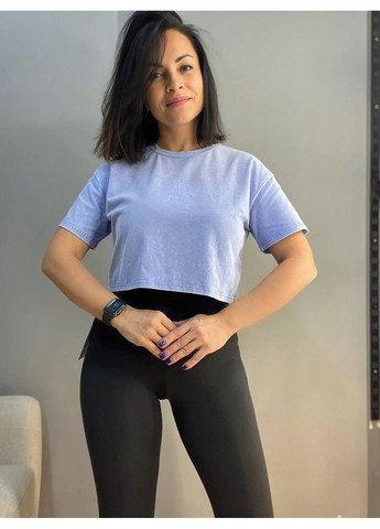 Футболка жіноча A-N 2308 варена тай-дай коротка широка кроп-топ No Brand - (304062753)