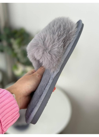 Серые тапочки No Brand