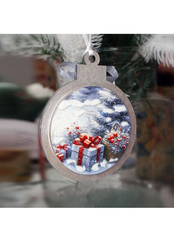 Творческий набор для создания 3-х елочных украшений "Winter Forest" FDCKW-052 Fabrika Decoru (369787726)