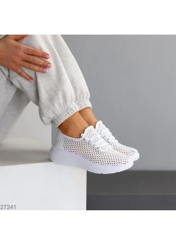 Белые кроссовки No Brand белые лето (392649189)