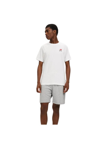 Біла футболка чоловіча ogo graphics mt41586wt New Balance
