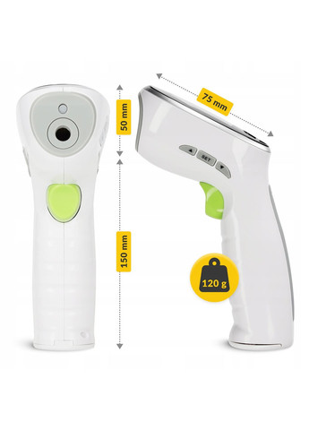 Термометр безконтактний MED+ інфрачервоний (P5905973402064) 4FIZJO P-5905973402064 (315348571)