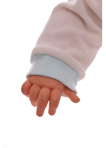 Чоловічок для дівчинки велюровий з метеликом білий 74 см (26488) BABYKROHA (297198106)