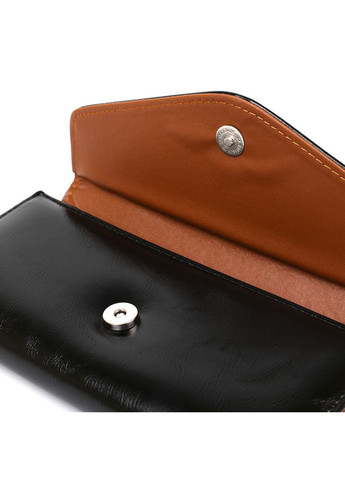 Жіночий гаманець із гладкої екошкіри з монетницею 19073 Чорний KIVI (306882074)