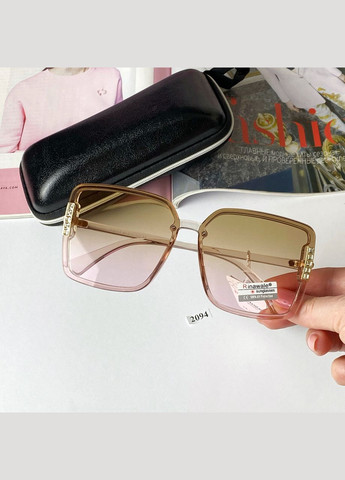 Квадратные очки розовые No Brand (302316638)