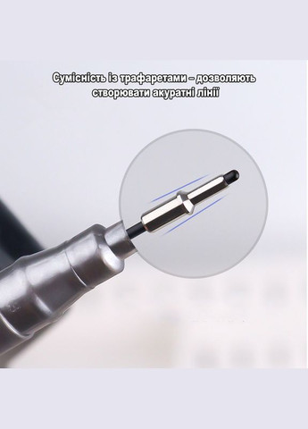 Наборы линеров для рисования, творчества, капиллярные ручки разной толщины для скетчей, творчества, черные No Brand (317751422)