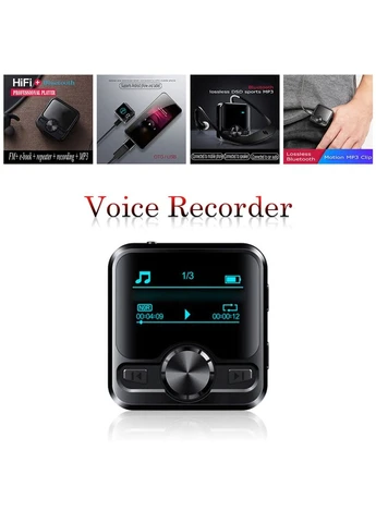 Портативный MP3 плеер M8 Bluetooth Hi-Fi 16Gb с FM радио, диктофоном и функцией электронной книги TWS (316509850)