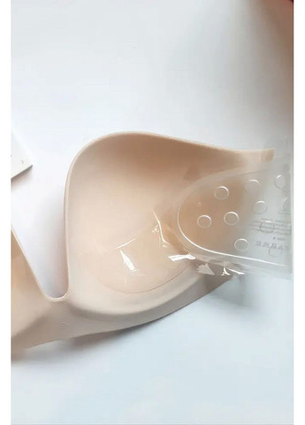 Светло-бежевый бюстгальтер-невидимка на силиконе wings! bra Julimex полиамид, эластан