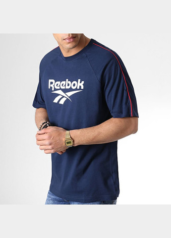 Синя футболка Reebok Classic Vector Navy ED4043