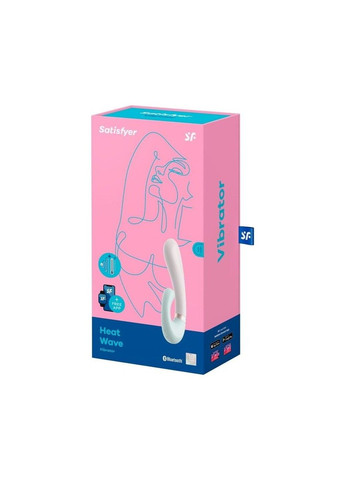 Смарт вибратор-кролик с подогревом Heat Wave Mint Satisfyer (333333223)