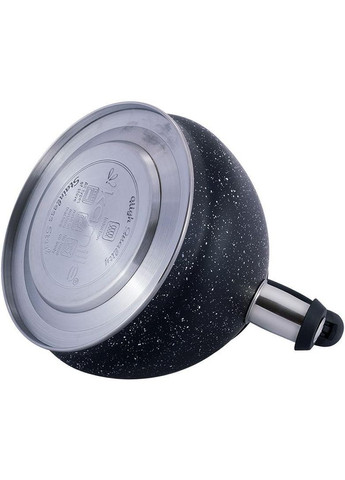Чайник Whistling Kettle Marble 2.7л з нержавіючої сталі зі свистком Kamille (329897203)