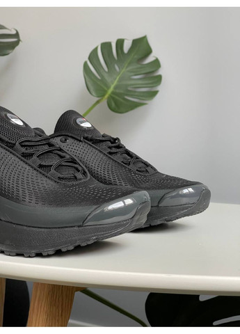 Черные демисезонные кроссовки мужские и женские nike air max dn black | найк аир макс дн черные No Brand
