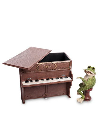 Кашпо фігурка Жаба Маестро 27х29х23 см 1902877 полістоун No Brand (346152490)