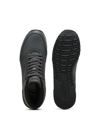 Чорні кросівки чоловічі st runner v4 mid black 402893-03 Puma