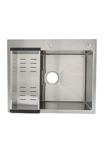 Кухонна мийка GS6050 накладна 600x500 мм, нержавіюча сталь GAPPO (275335560)