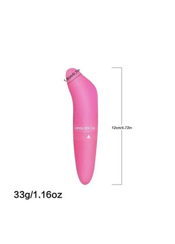 Оранжевий міні-вібратор "Дельфін" для точкової стимуляції No Brand (341305955)