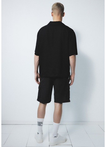 Мужские шорты карго Slim fit (58344) M Темно-серые H&M (330262366)