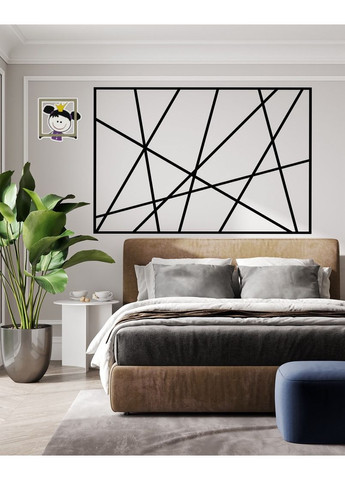 Дзеркальна наклейка акрилова декоративна інтер'єрна Молдинг-20 2х240 см 4 шт. Чорний Ваша Світлість (366334560)