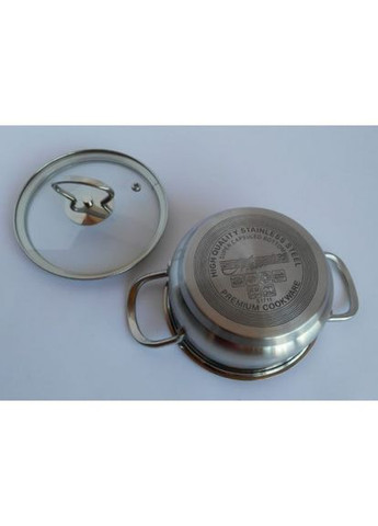 Каструля нержавійка з кришкою 14 см, 0.9 л (MR-3508-14) Maestro (334713847)