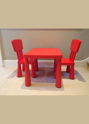 Дитячий стілець для дому/вулиці червоний IKEA (277964881)