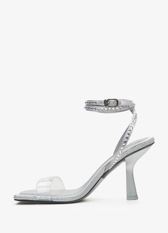 Серые босоножки, цвет серый Estro