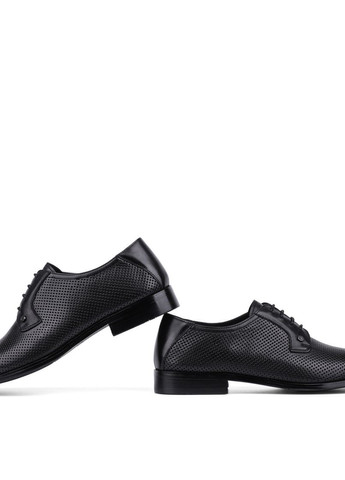 Черные мужские туфли d938-46l-1 черный кожа Miguel Miratez