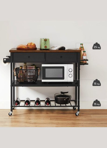 Стелаж візок Cosmo кухонний в стилі Loft Leobert (301865707)